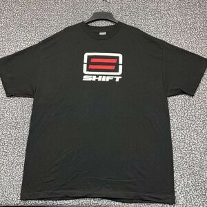 Vintage Shift Motocross Motorcycle Racing Shirt Men XXL Short Sleeve Cotton 2XL